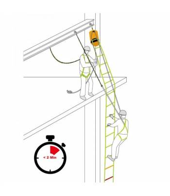 Escalera de rescate KRATOS EVA'LAD 2 (6 metros)