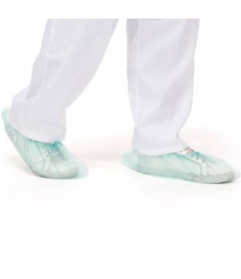 Cubre zapatos desechables (azul/verde) 100 unidades