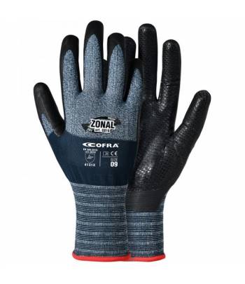 Los guantes de trabajo Cofra Zonal G016 están diseñados para ofrecer una protección mecánica de alta calidad