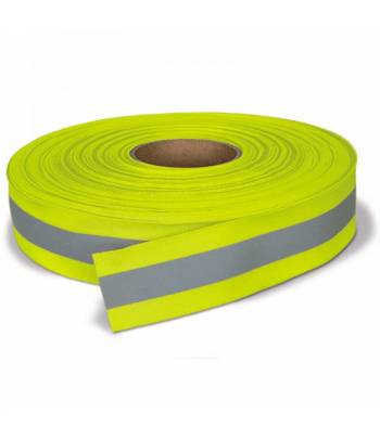 Cinta reflectante amarillo fluor para coser