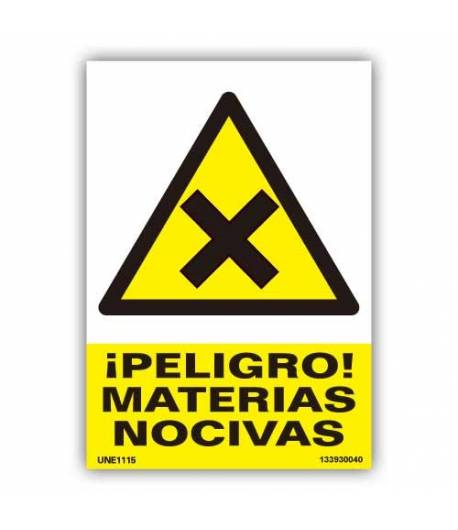 Señal De Advertencia Rectangular Peligro Por Materias Nocivas