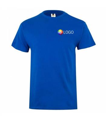 Pack 20 camisetas personalizadas con logotipo en el pecho
